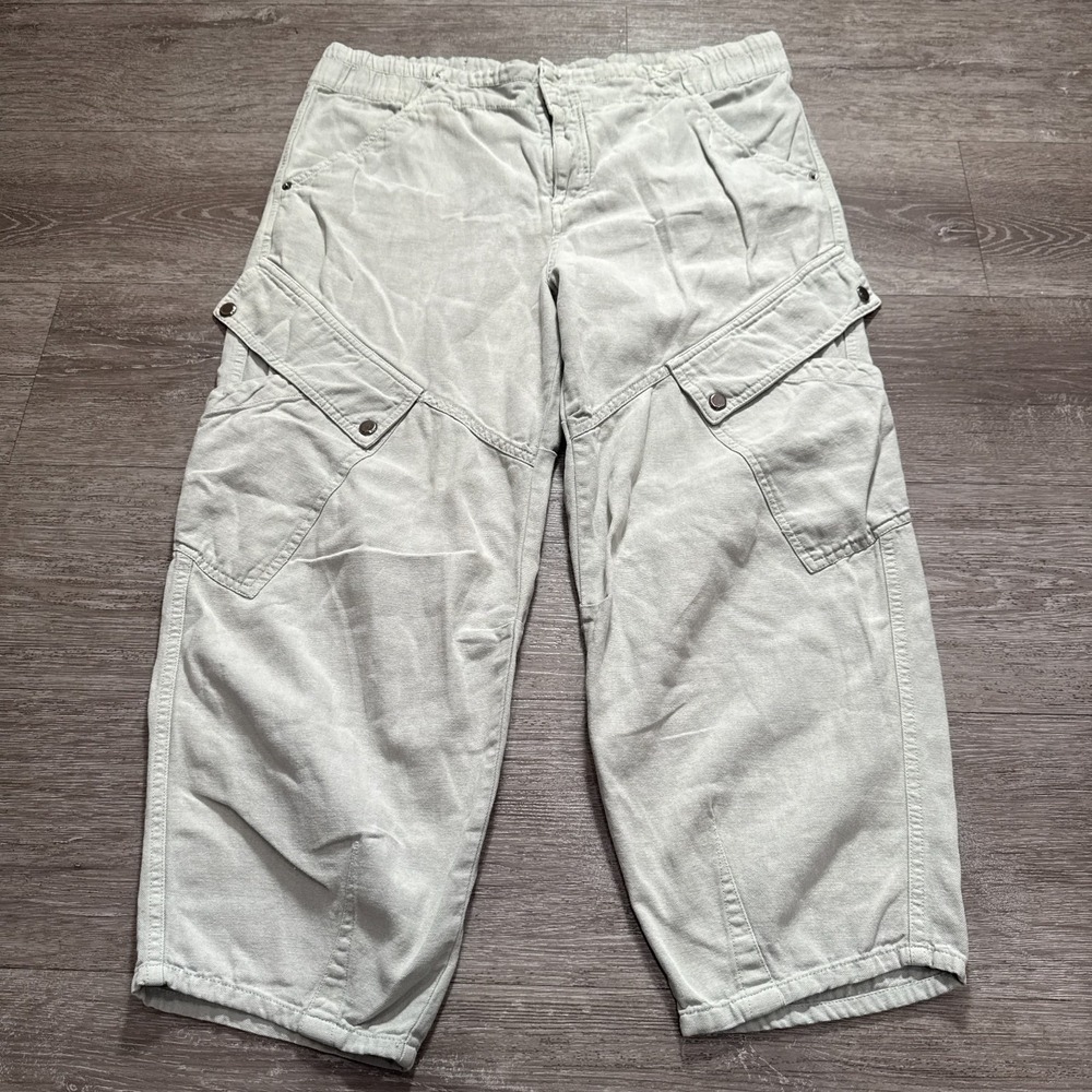 Pilcro Pants Womens 29 Pocket Cargo Utility 100% Cotton 36x24 Baggy Lounge Adult
